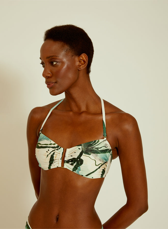 Zaire Drop Bandeau HW Ruched