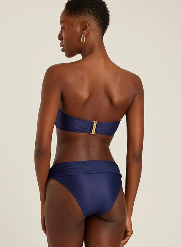 Tide Recycled Bandeau Ruched Bikini