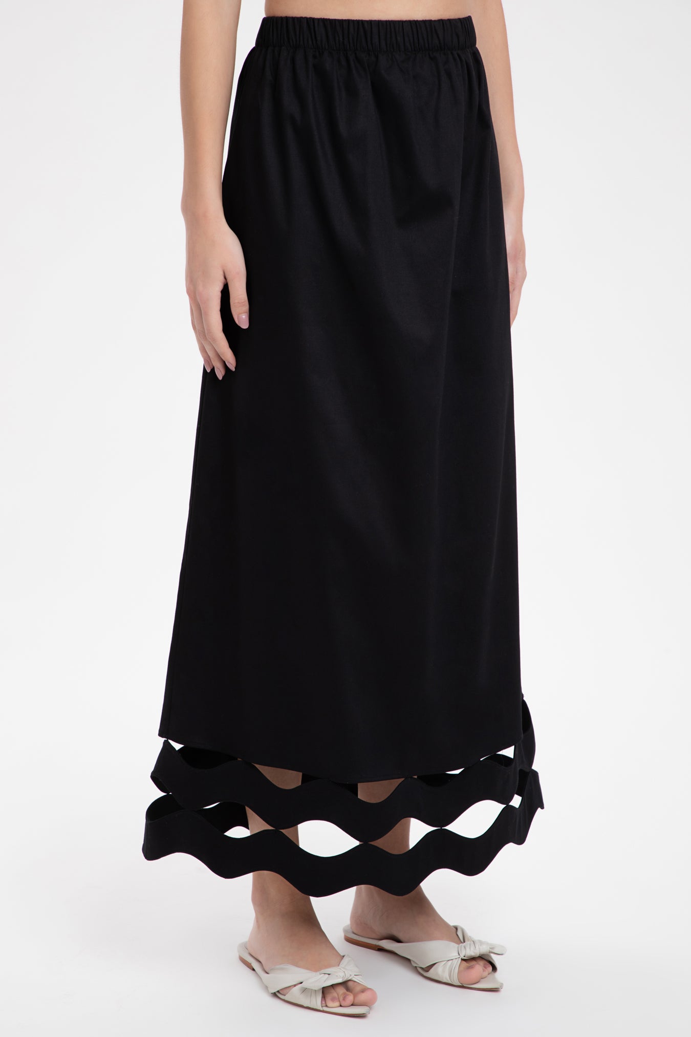 Moves Ruffled Midi Skirt